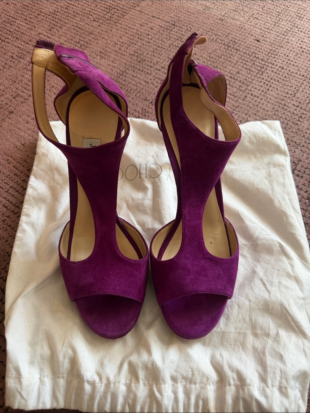 Jimmy Choo Lana suede heels